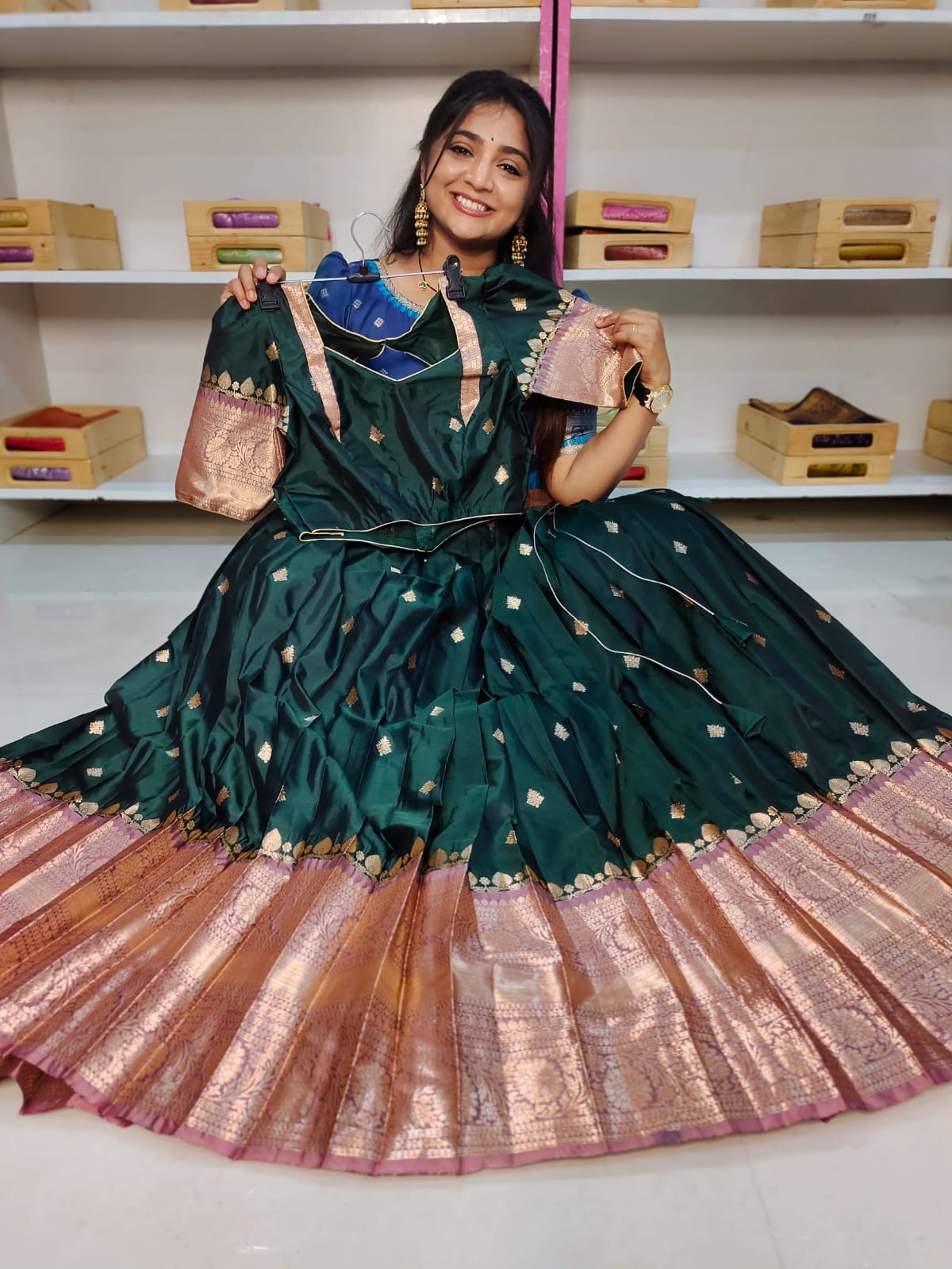 Banarasi sale lehangas