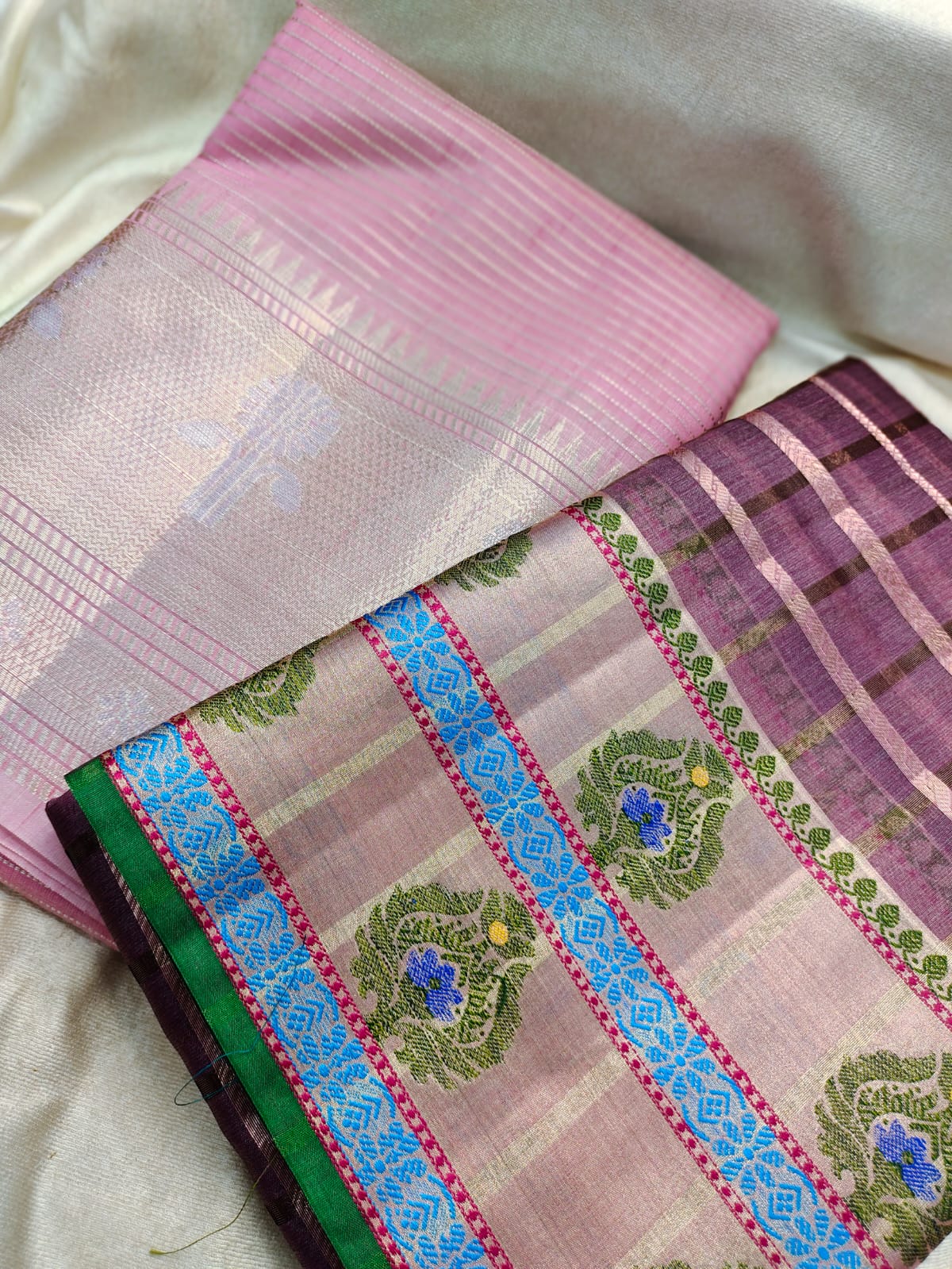 1+1 fancy saree