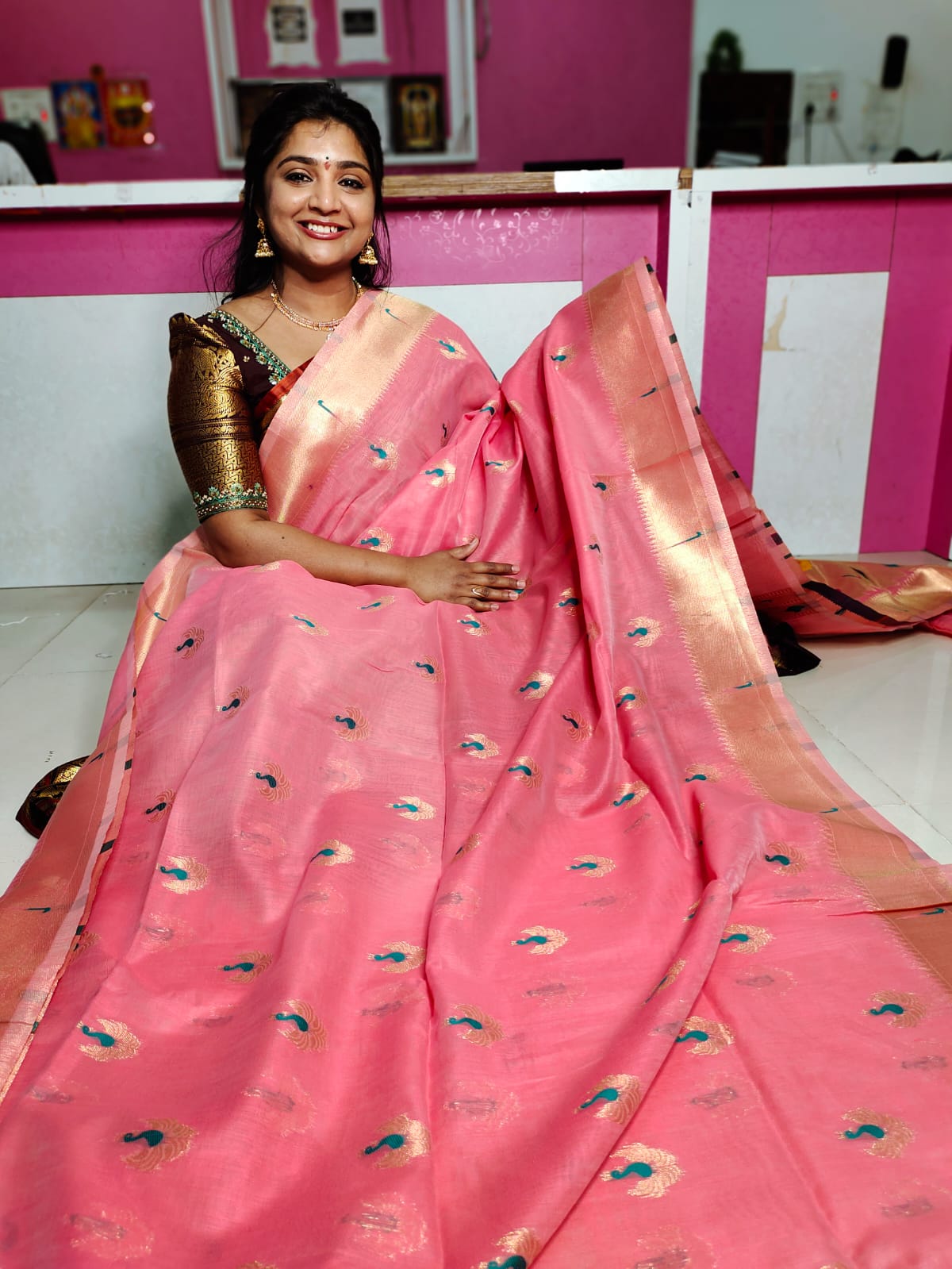 Jamdani cottone saree