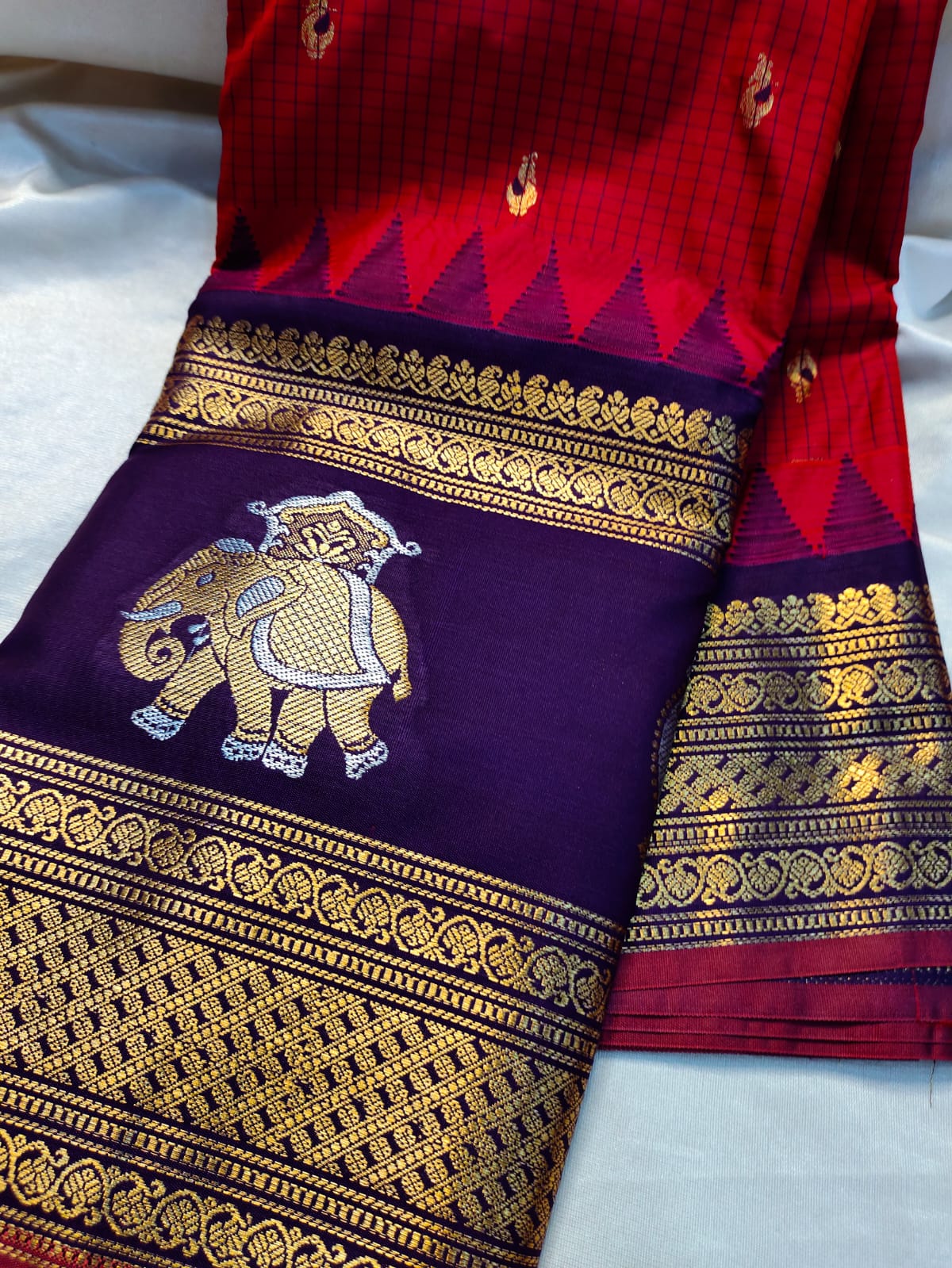 Vintage gadwal sarees