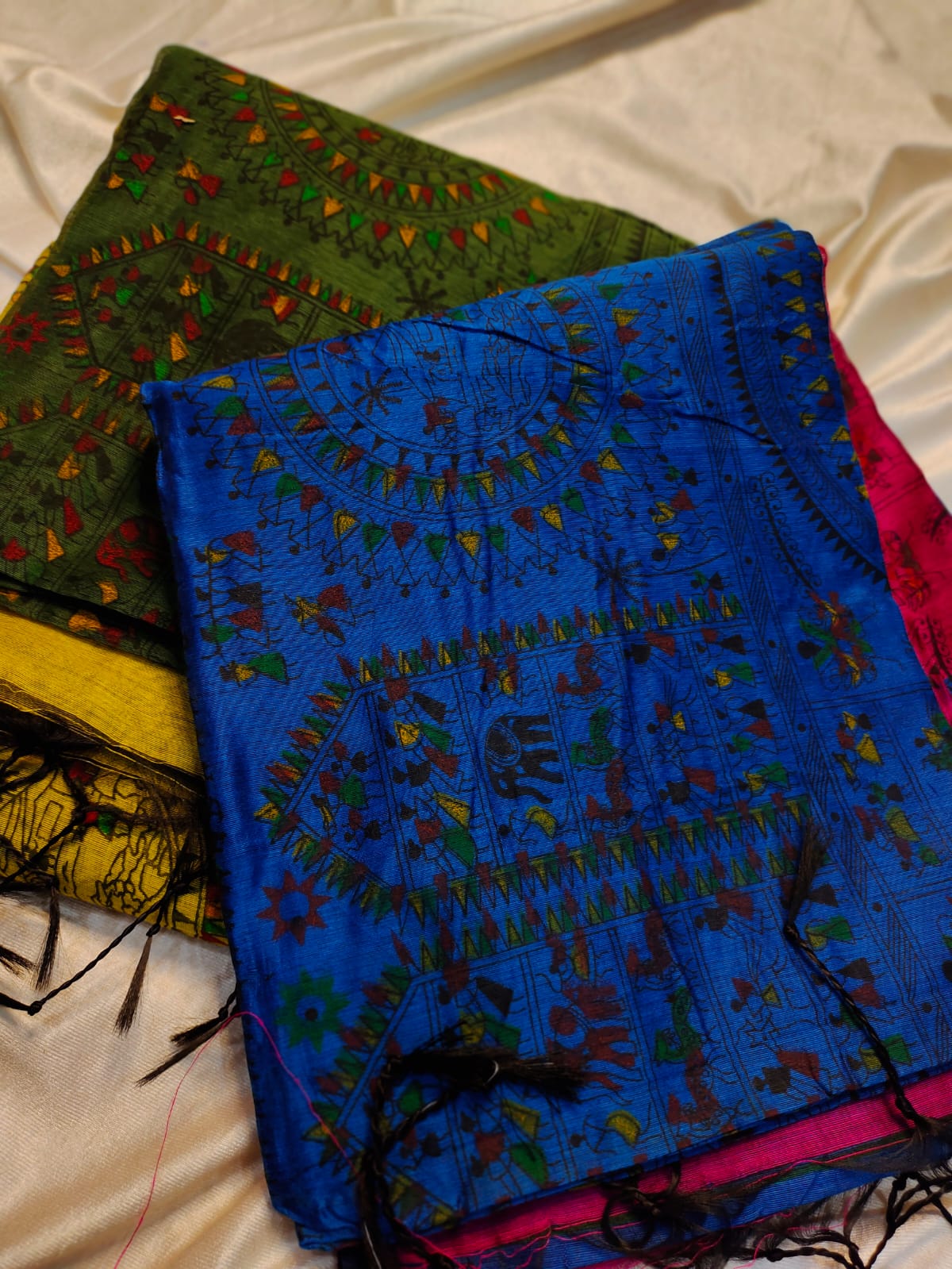 1+1 kadhi cotton saree