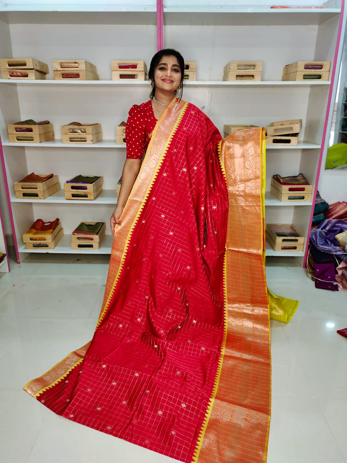 Ashadam clearnce sale fancy saree