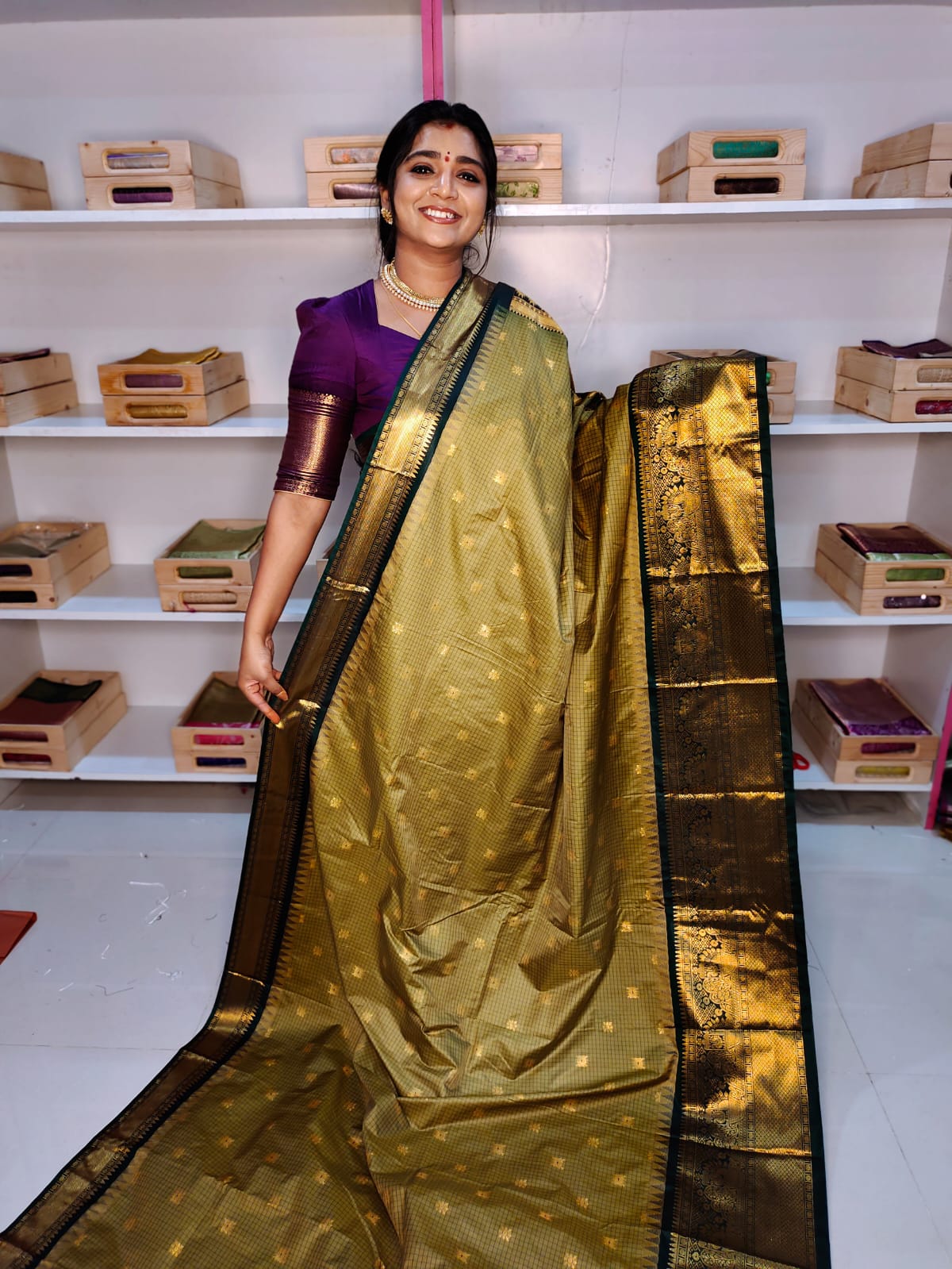 Sravanamasam sale gadwal silk