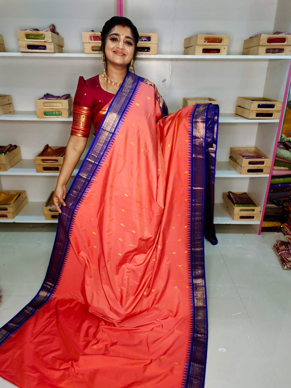 Ashadam sale gadwal silk saree