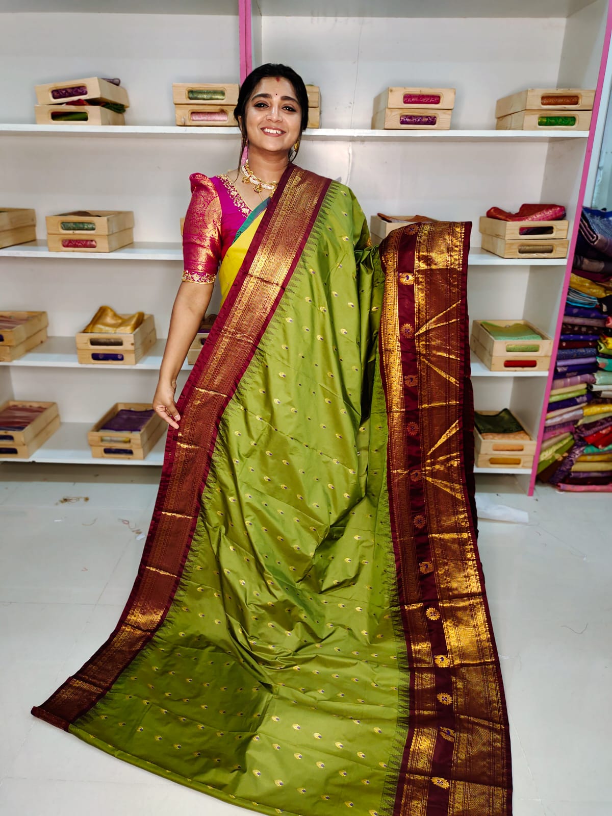 Ashadam sale gadwal silk saree
