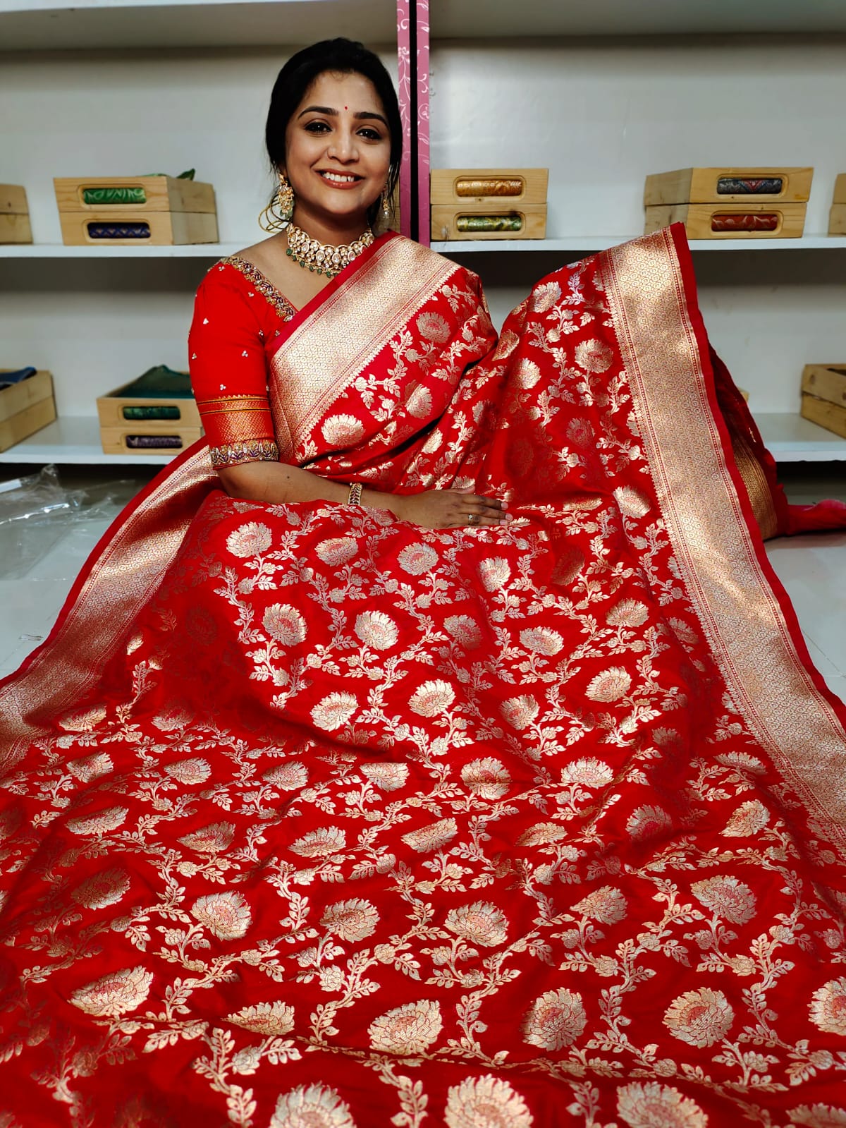 80% Katan banarasi sarees