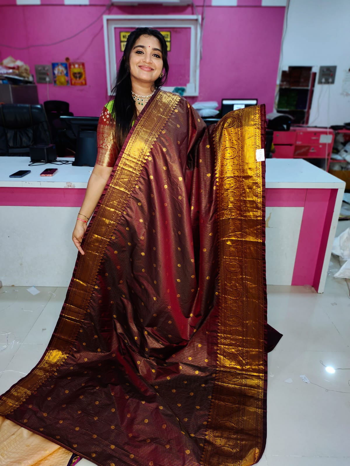 Vintage gadwal sarees
