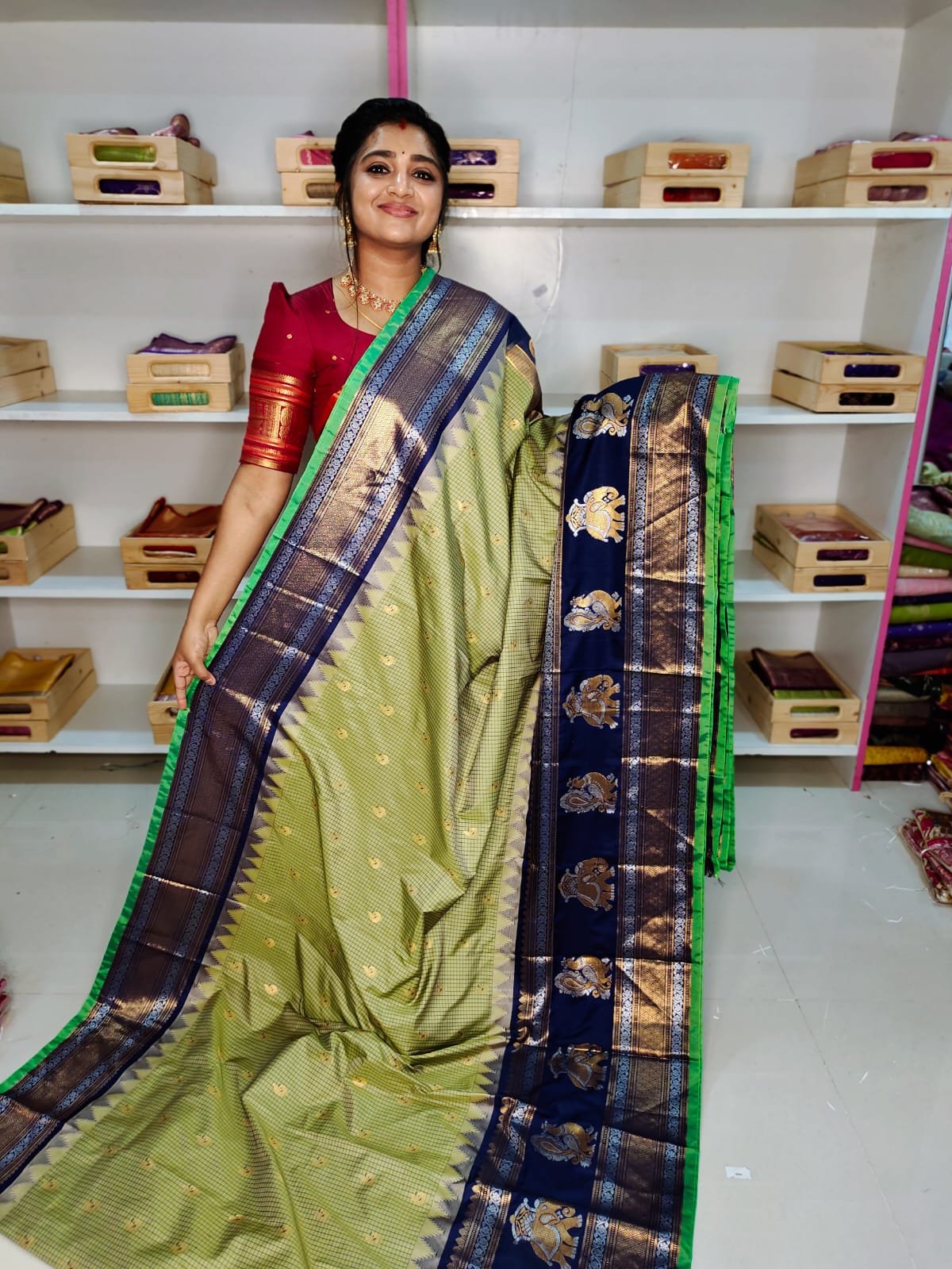 Primeme gadwal silk saree