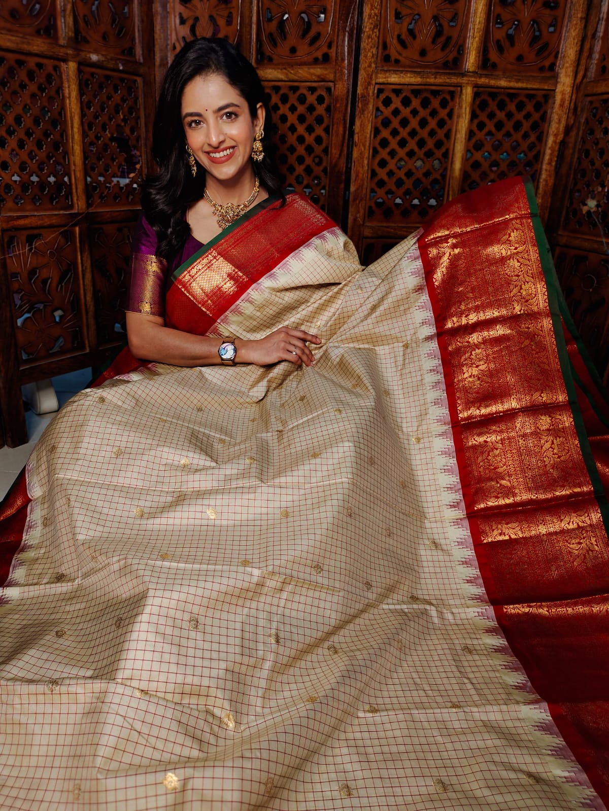 60% offer gadwal silk sarees