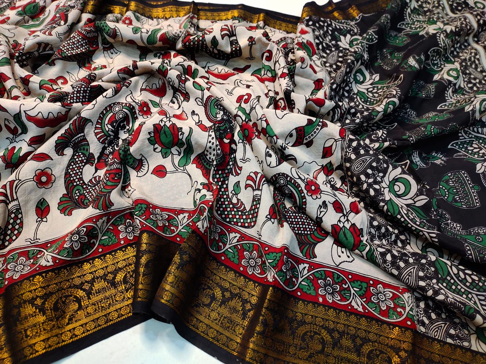 Kalamkari silk