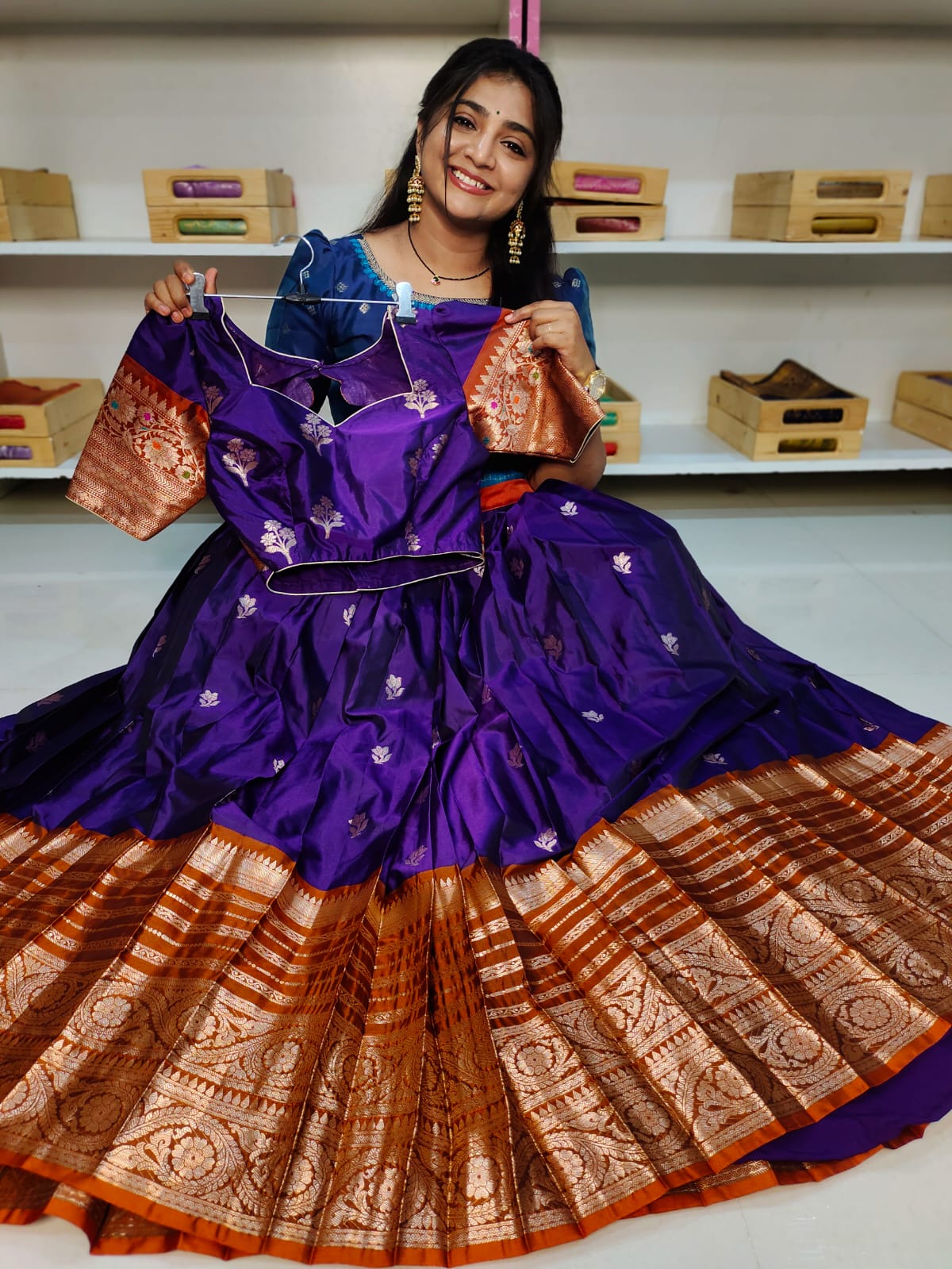 Banarasi lehangas