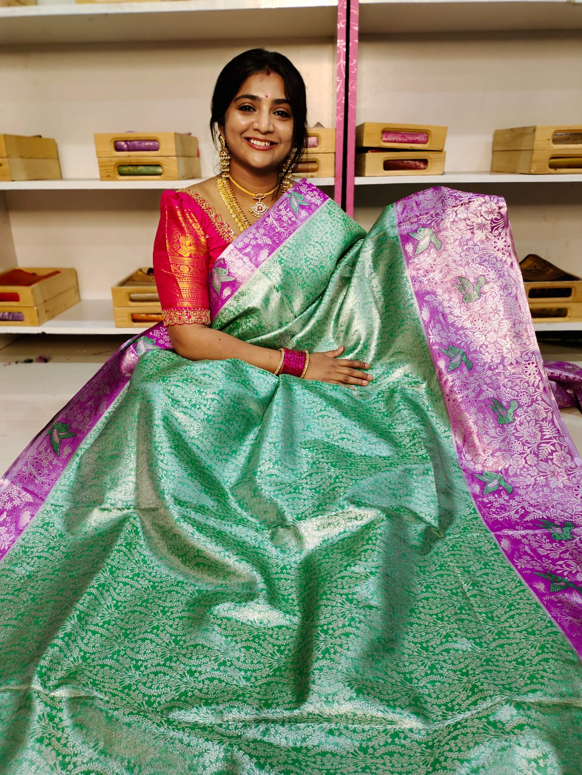90% offer Kanchi pattu collection