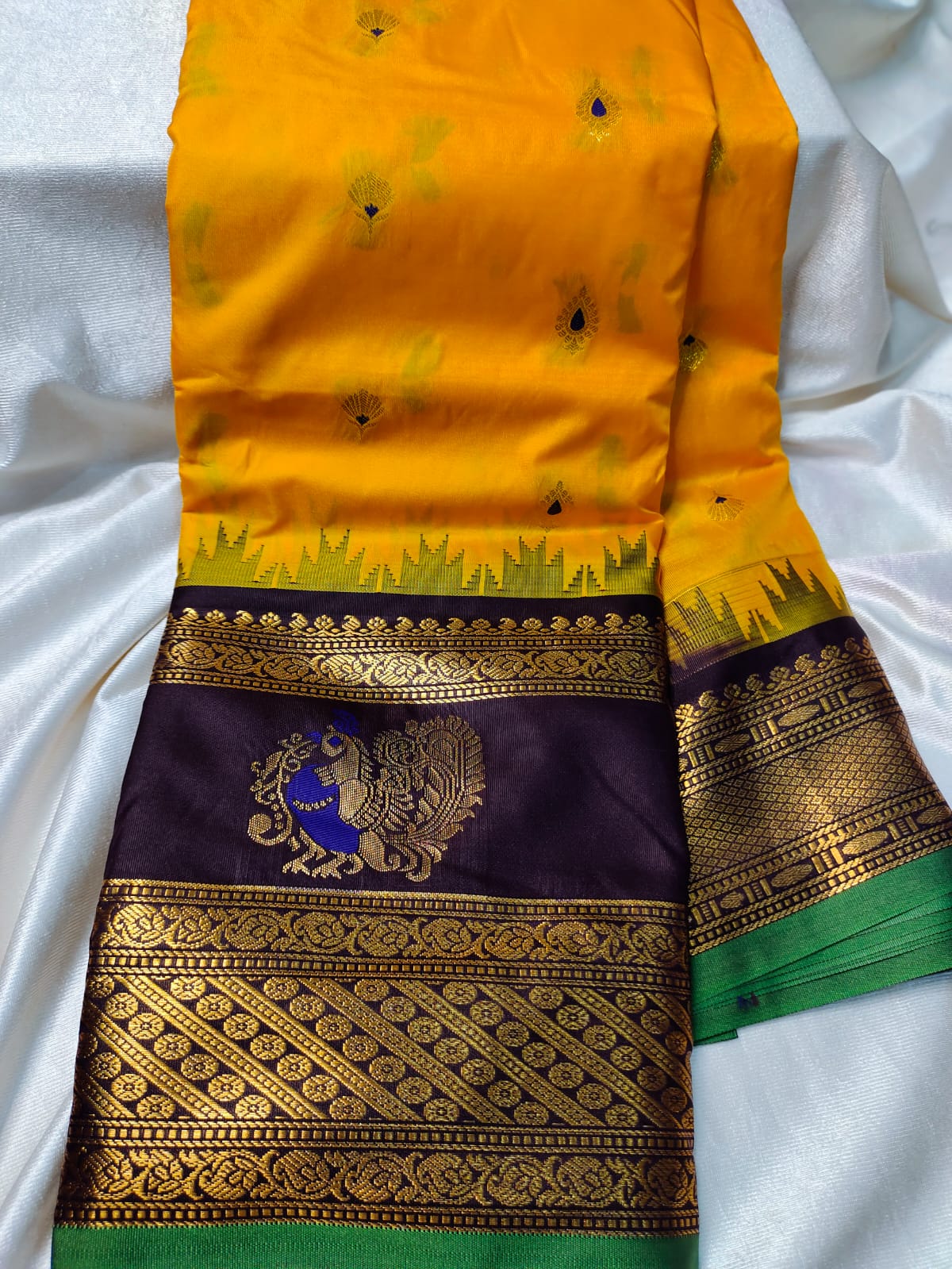 Vintage gadwal silks
