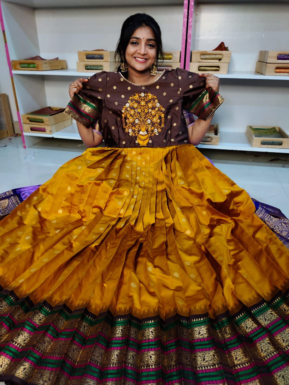 Gadwal frocks