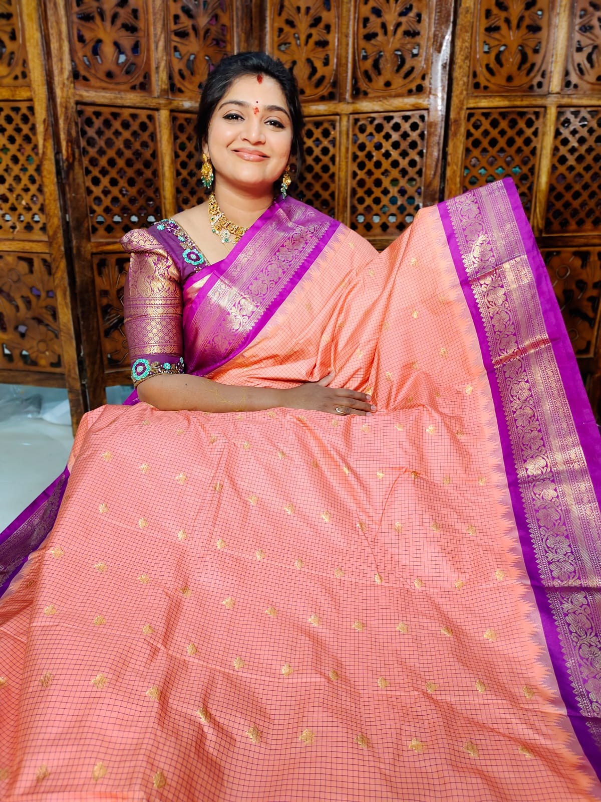 60% offer gadwal silk sarees