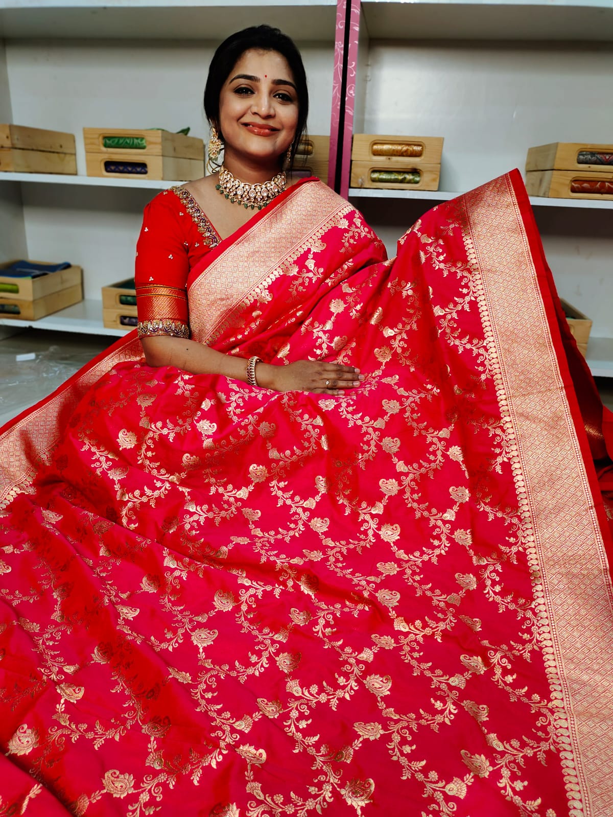 80% Katan banarasi sarees