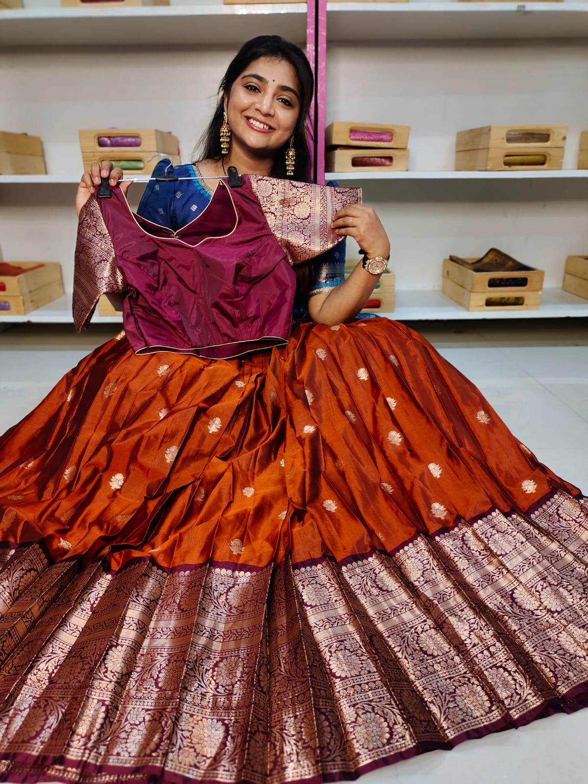 Banarasi lehangas