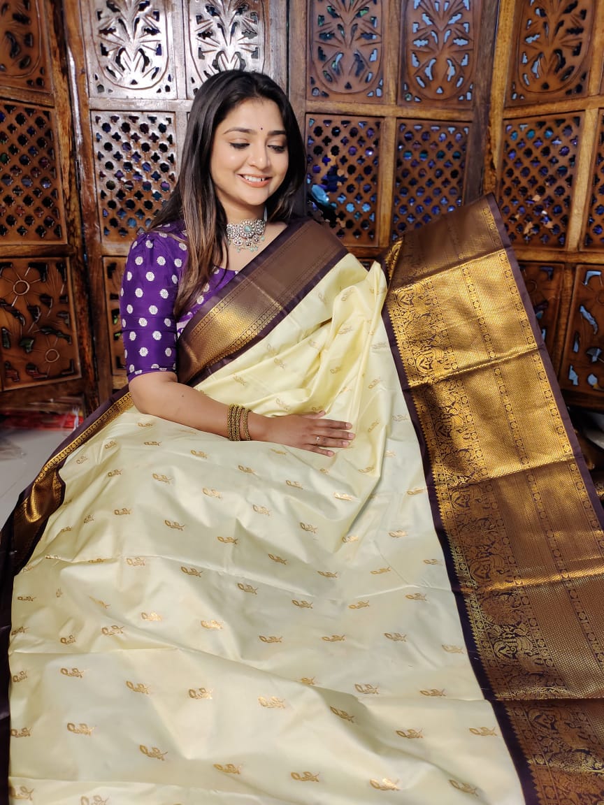 Vitange gadwal silk