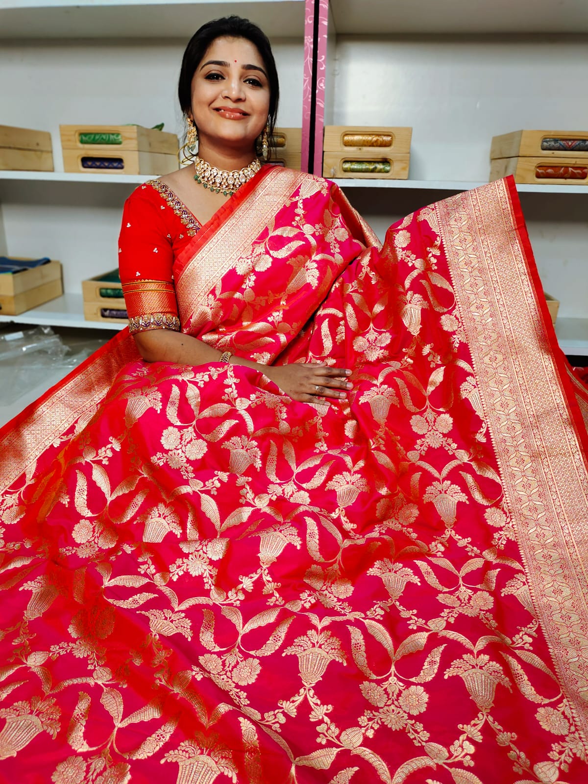 80% Katan banarasi sarees