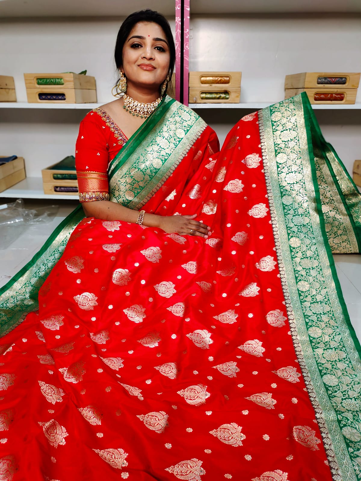80% Katan banarasi sarees