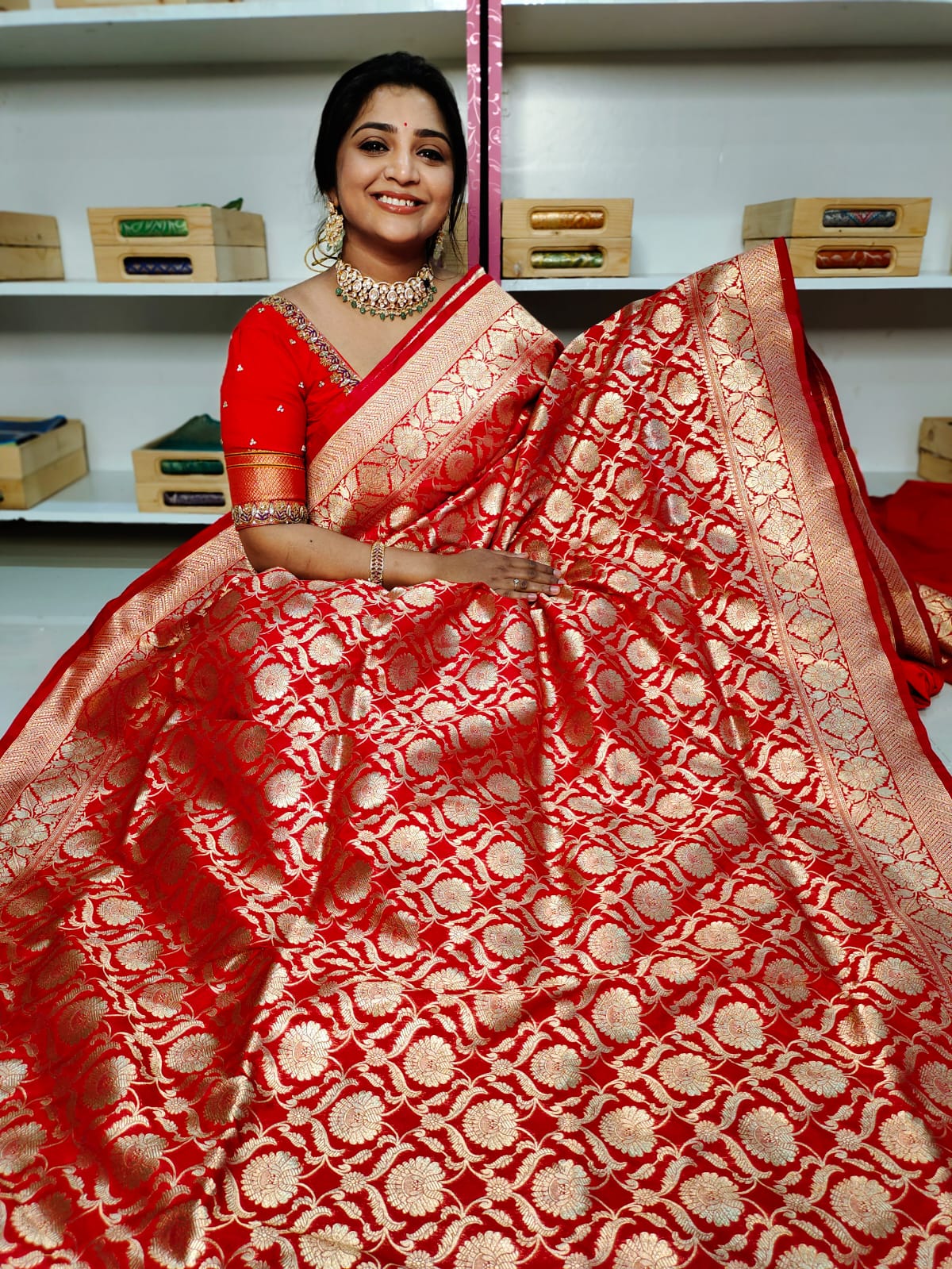 80% Katan banarasi sarees