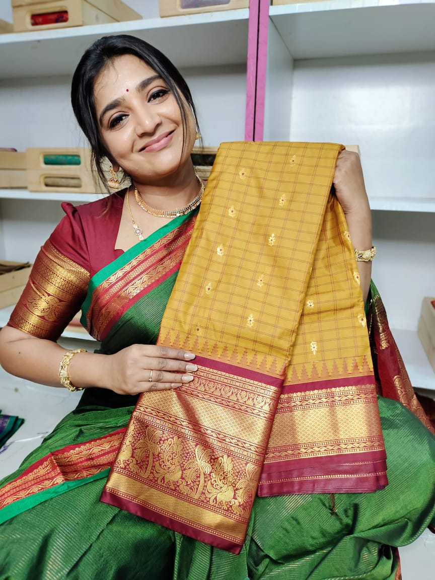 Gadwal silk saree