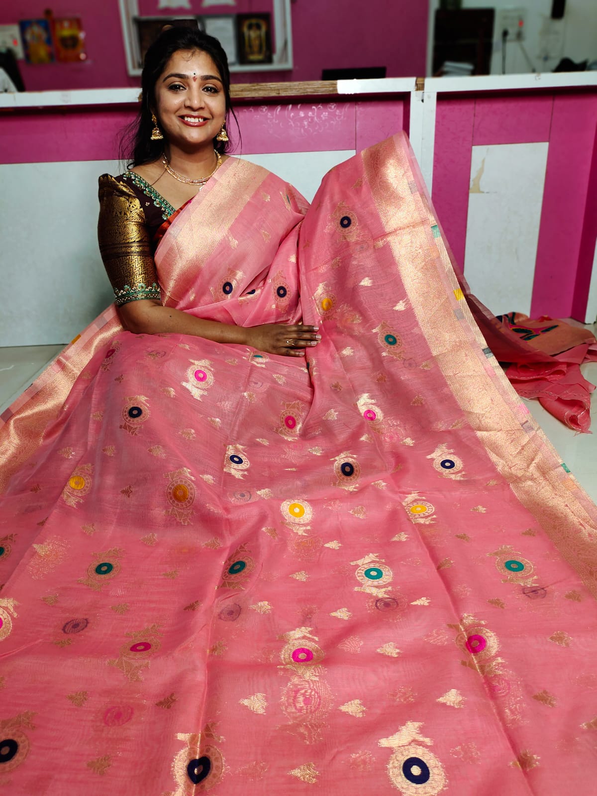 Jamdani cottone saree