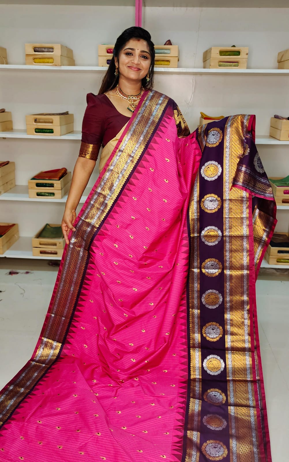 50% offer gadwal silk saree