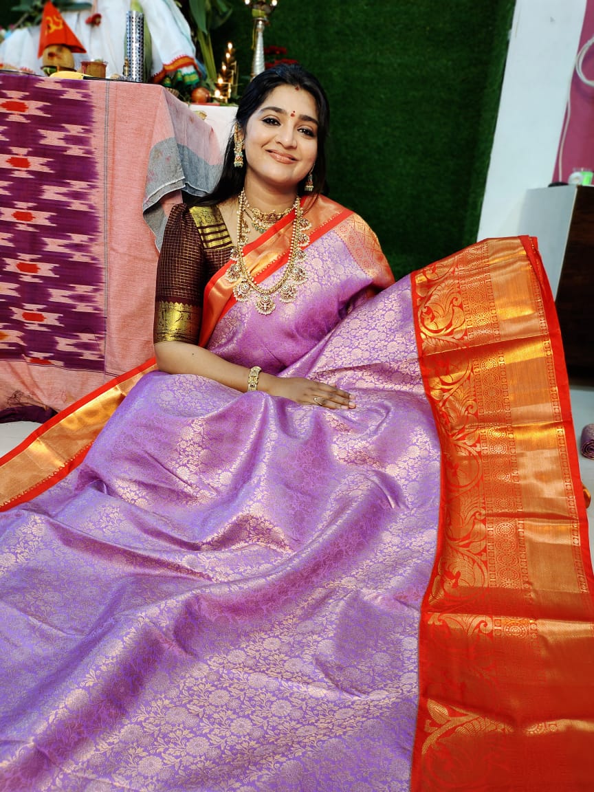Lavender kanchi