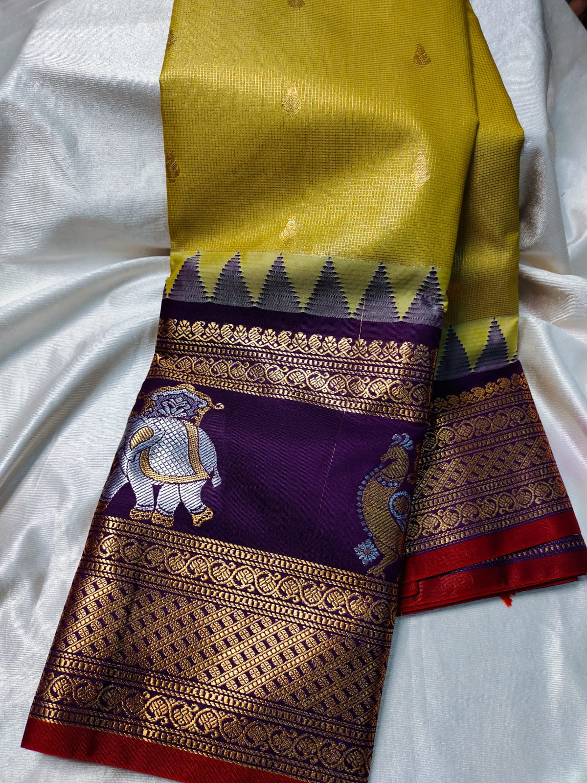 Vintage gadwal silks