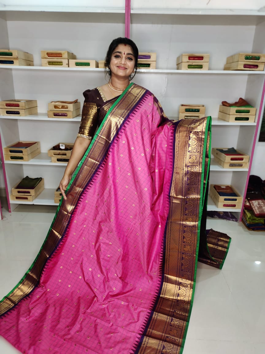 Ashadam sale gadwal silk saree