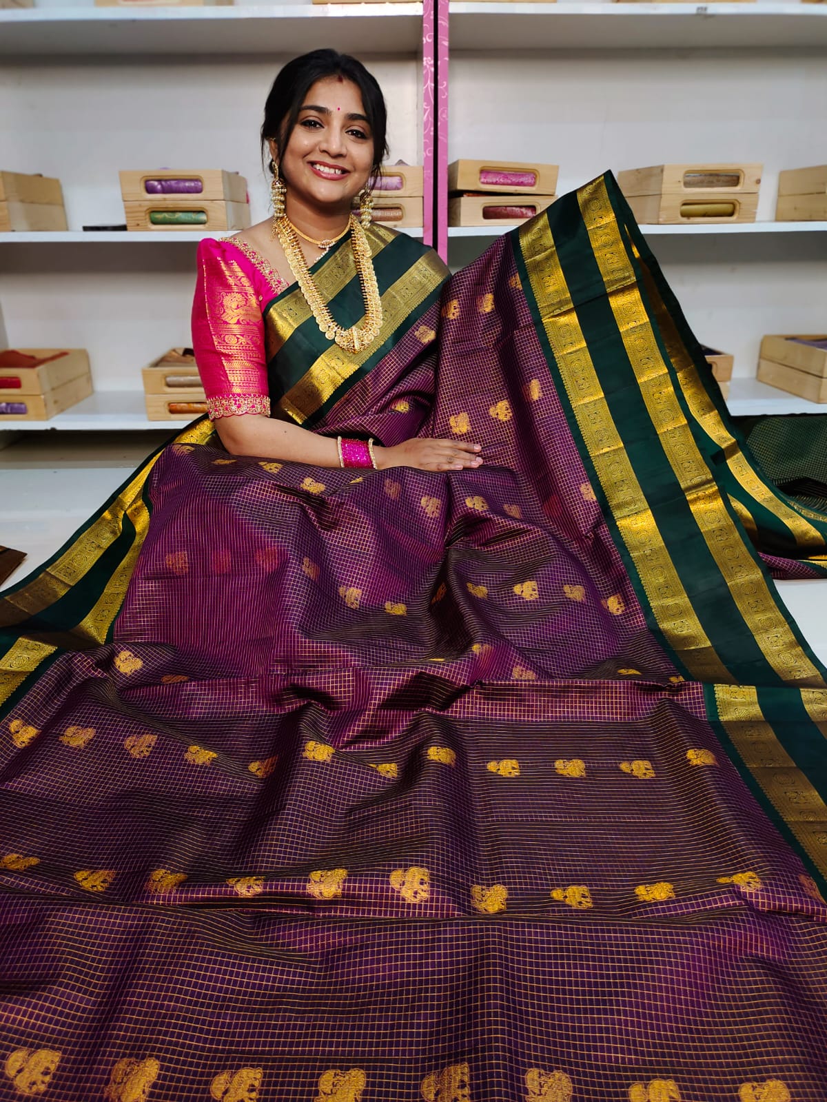 50% Silk mark vintage pattu sarees