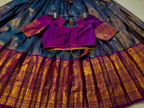 Vintage gadwal lehangas