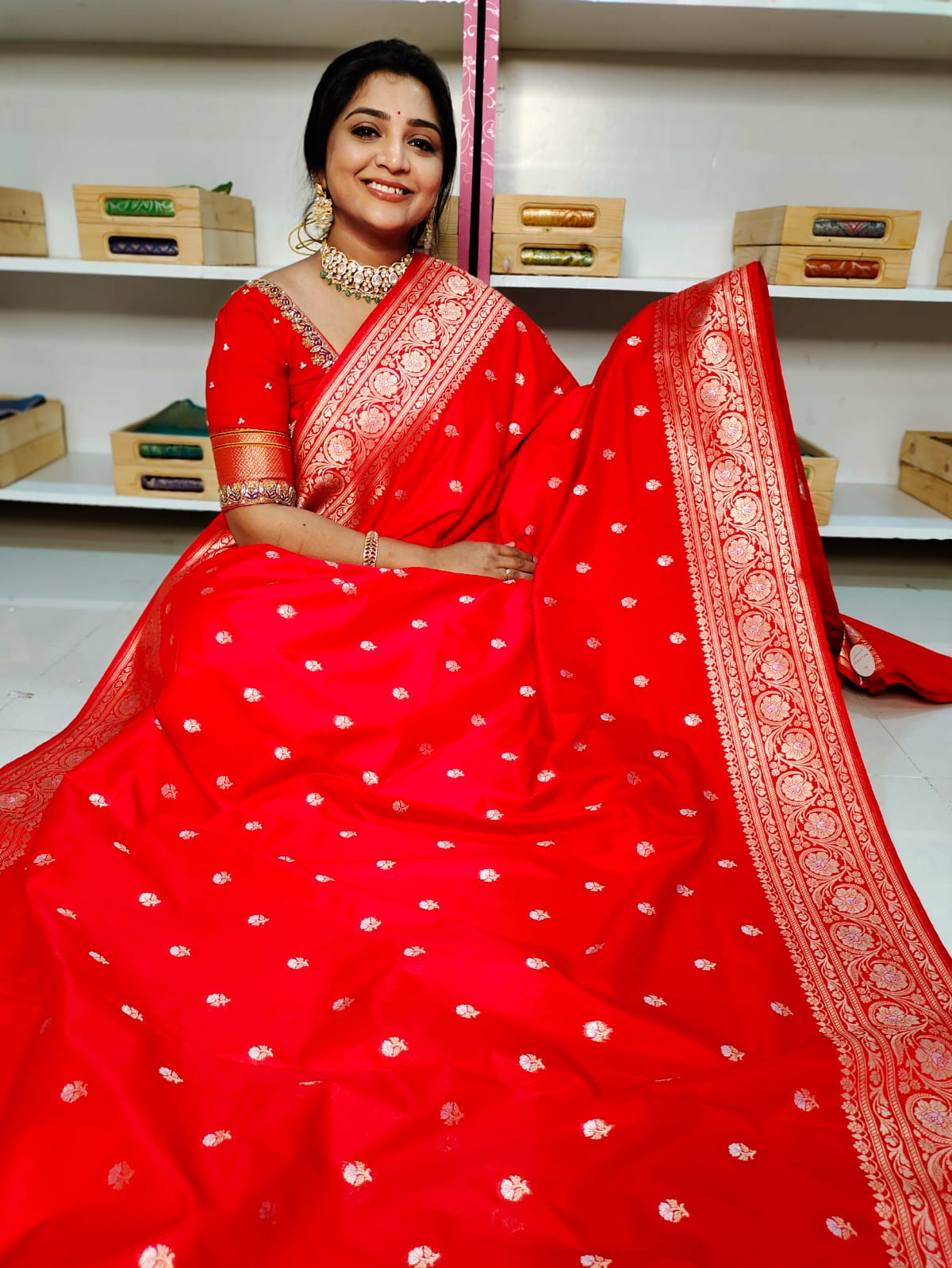 80% Katan banarasi sarees