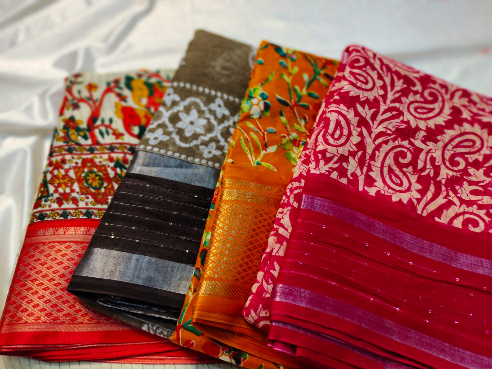 1+3 dola silk saree