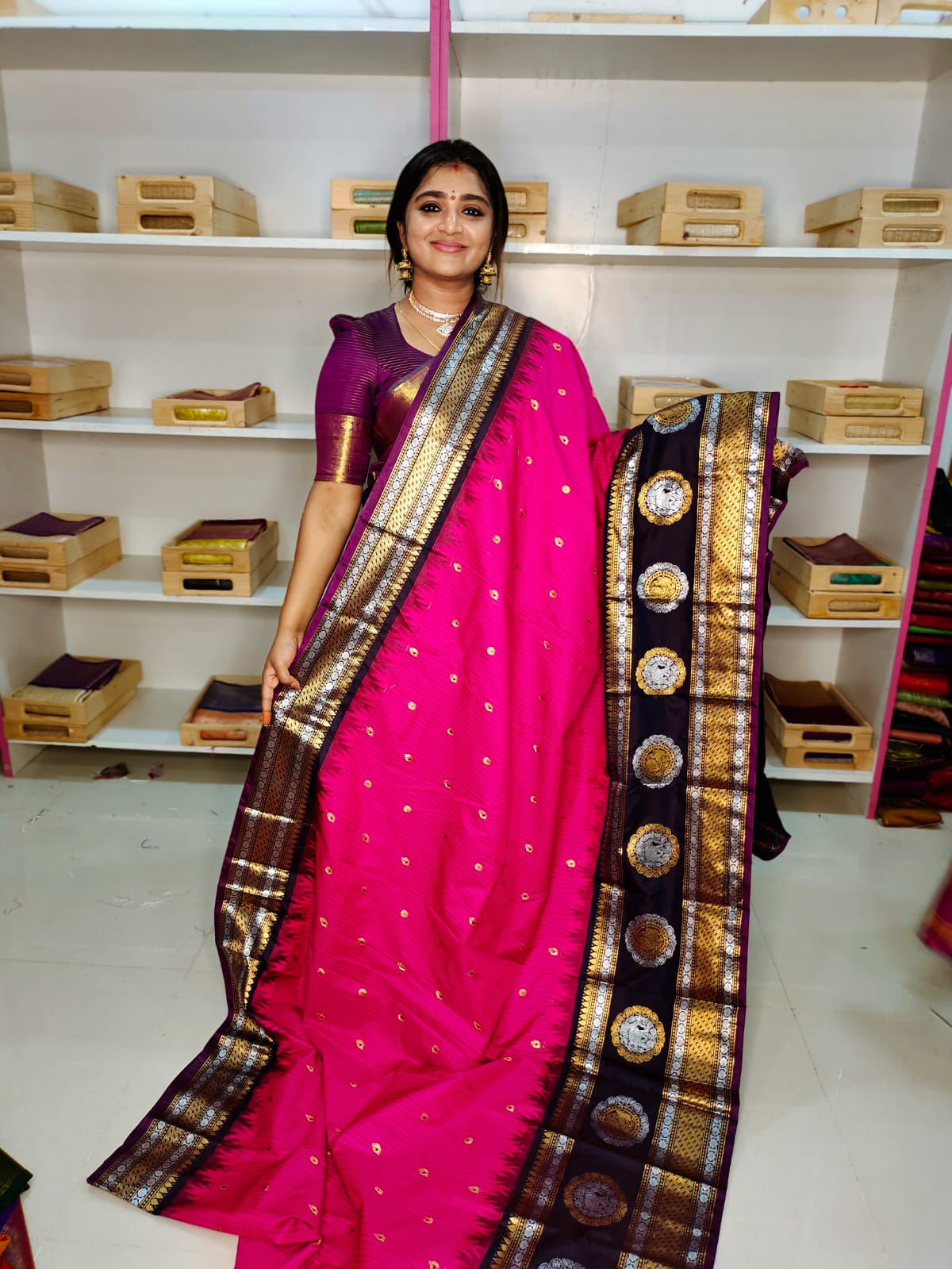 Primeme gadwal silk saree