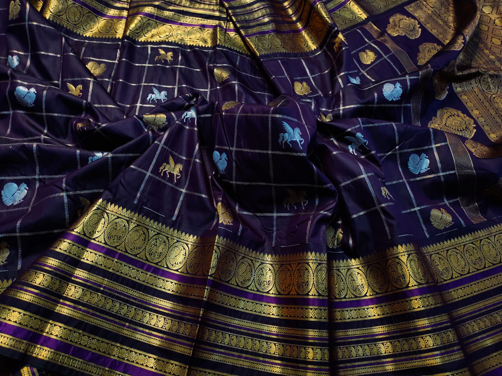 Vintage gadwal sarees