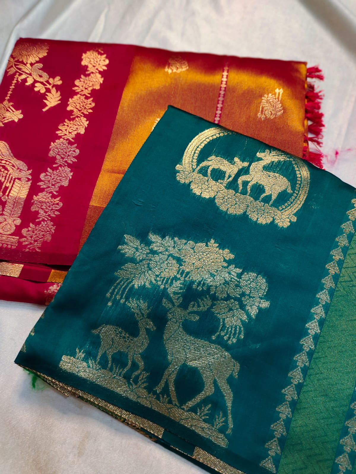 1+1 banarasi saree