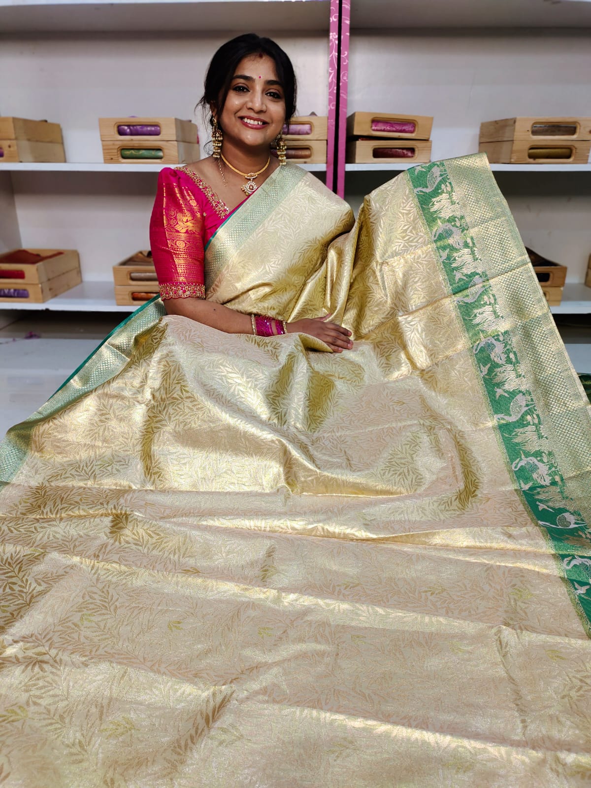 90% offer Kanchi pattu collection