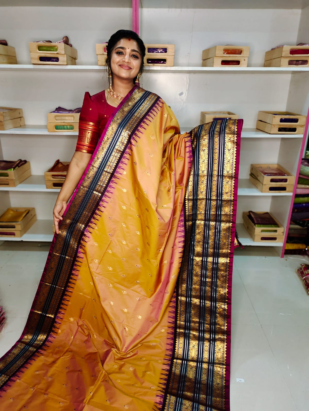 Primeme gadwal silk saree