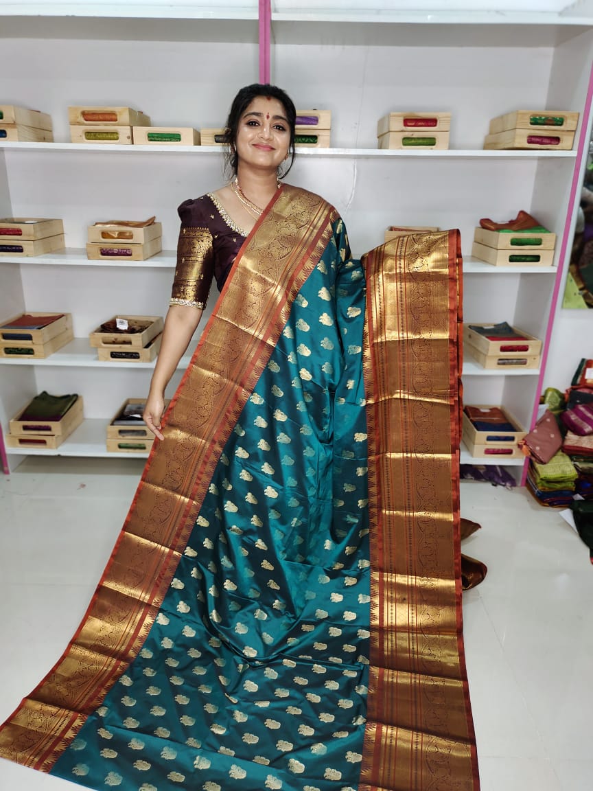 Ashadam sale gadwal silk saree