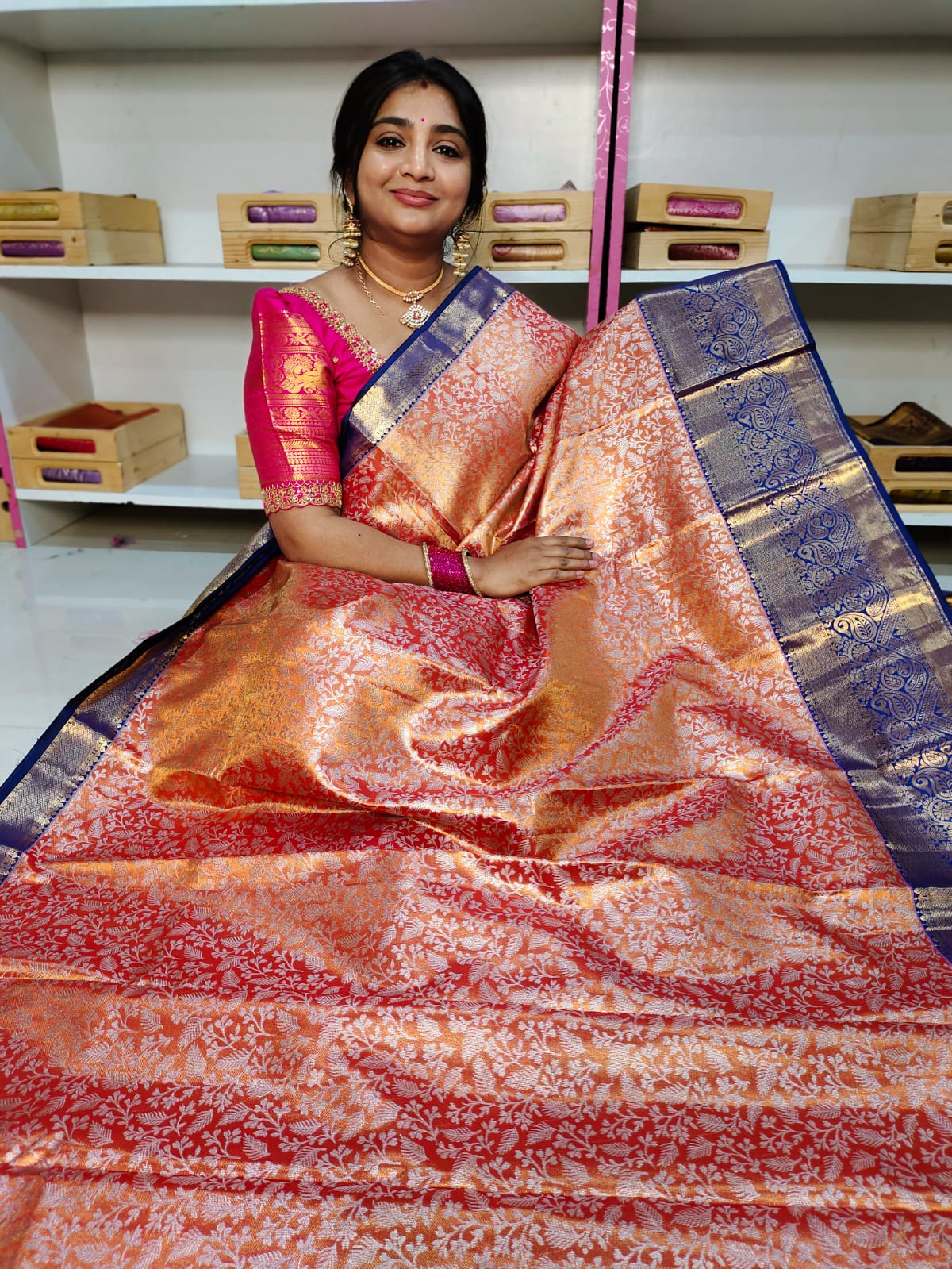 90% offer Kanchi pattu collection