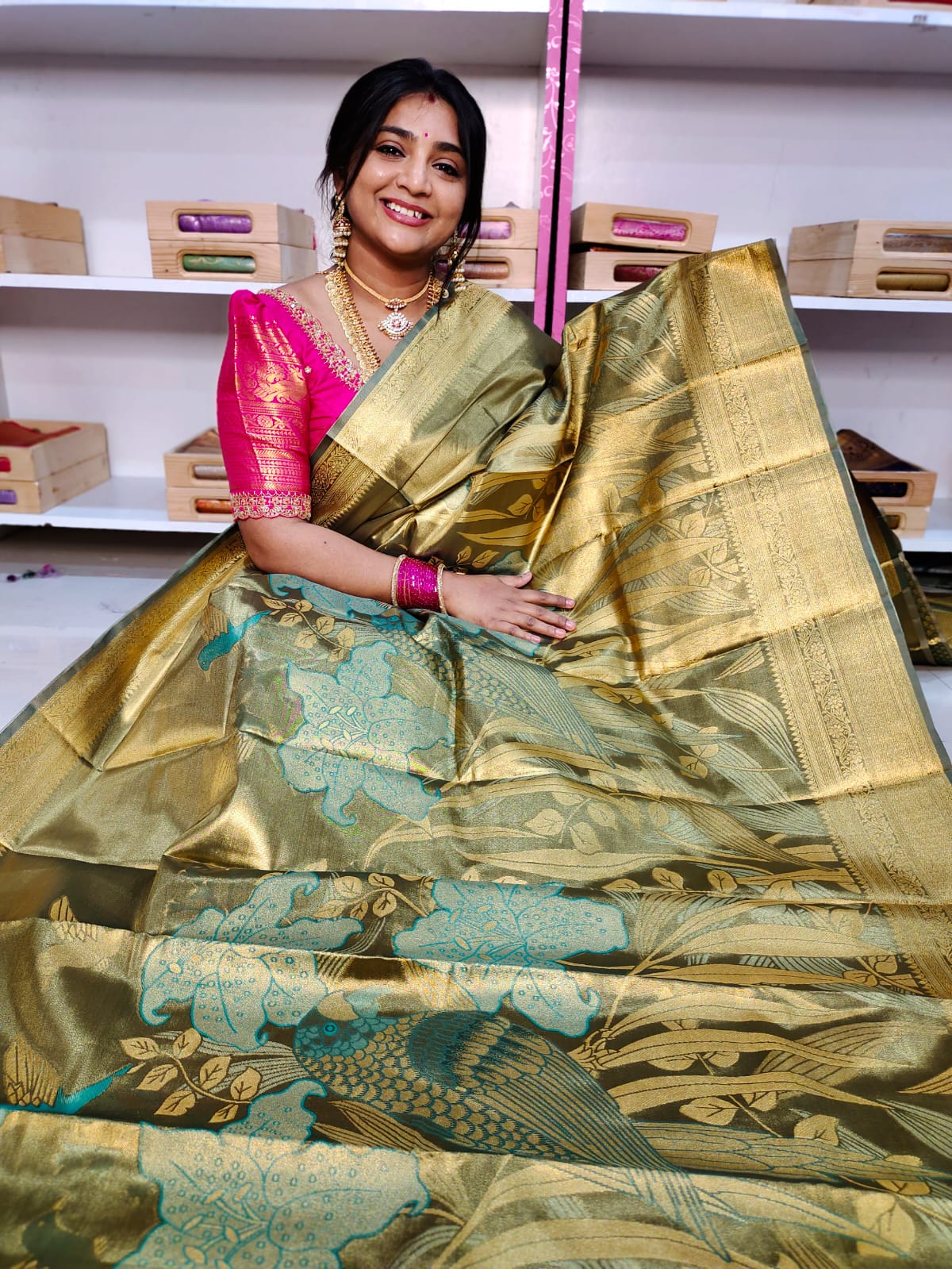 90% offer Kanchi pattu collection