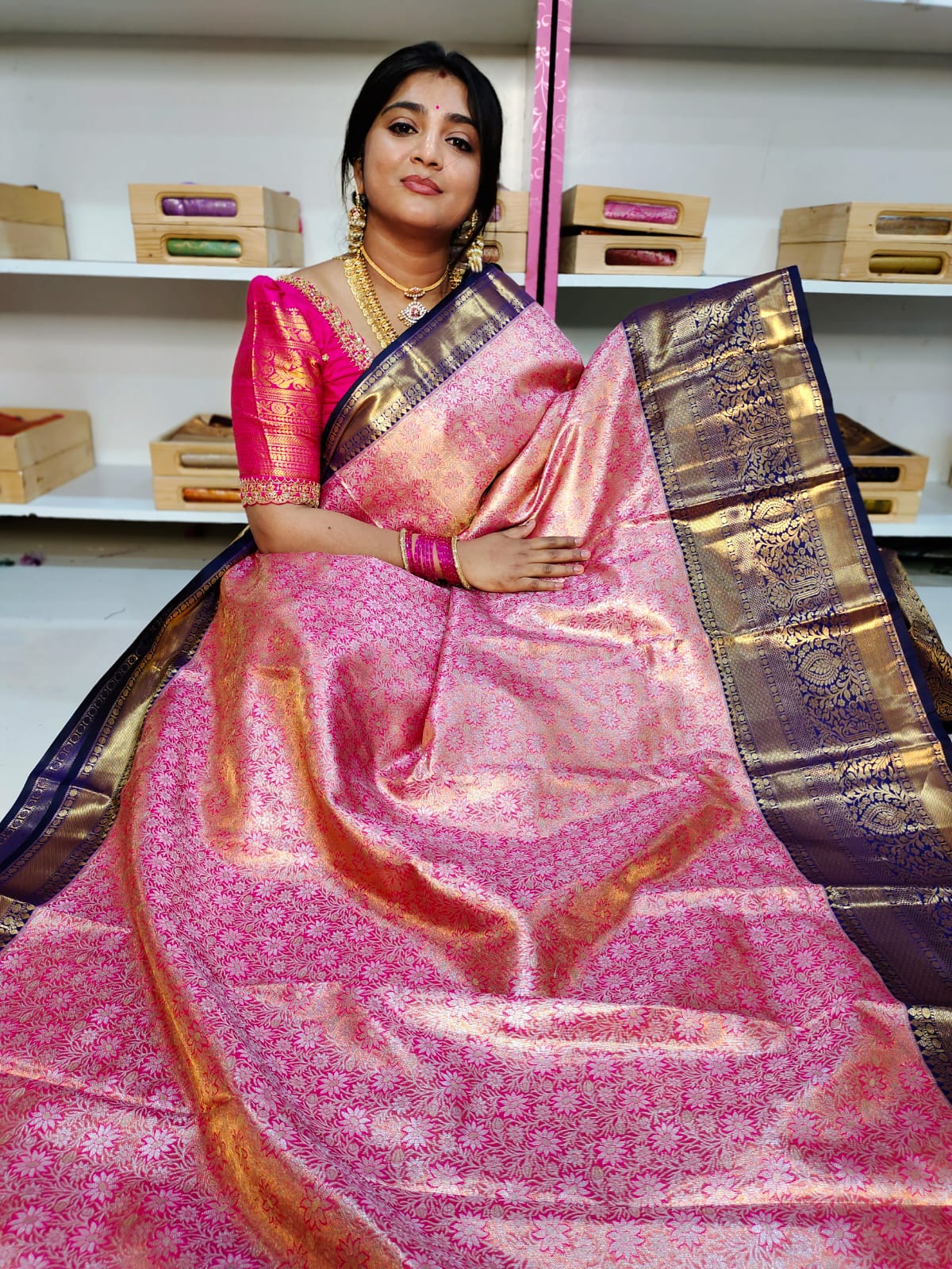 90% offer Kanchi pattu collection