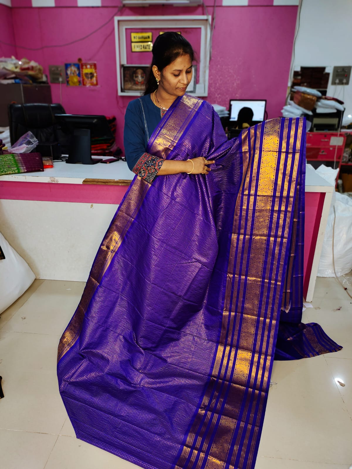 Vintage gadwal sarees