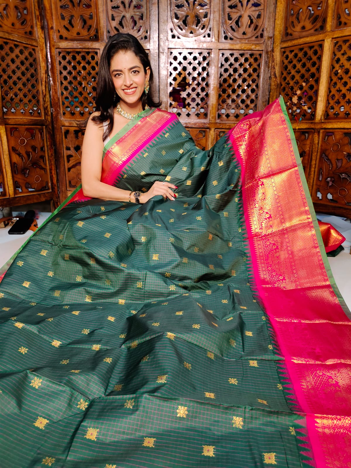60% offer gadwal silk sarees