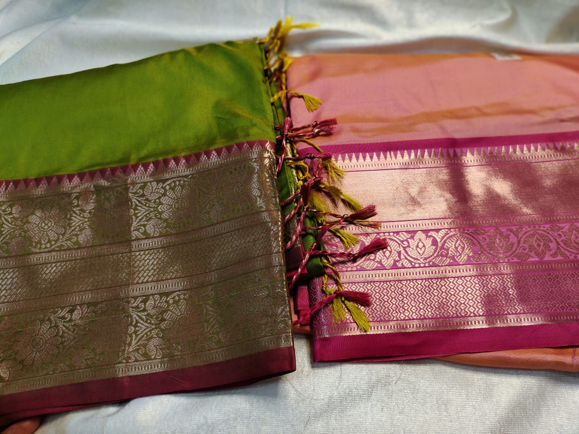 1+1 Uppada silk