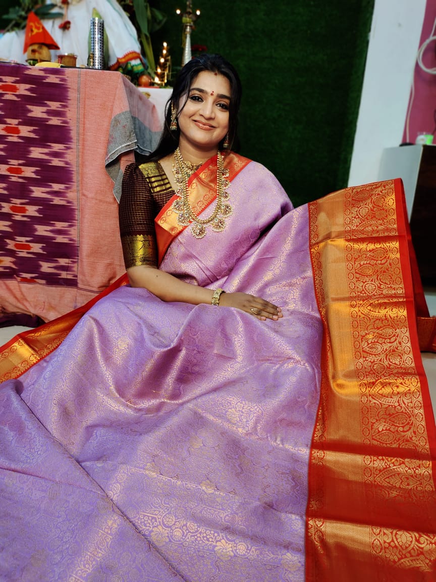 Lavender kanchi