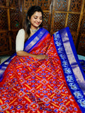 50% offer ikkat pattu sarees 
Silk mark certified