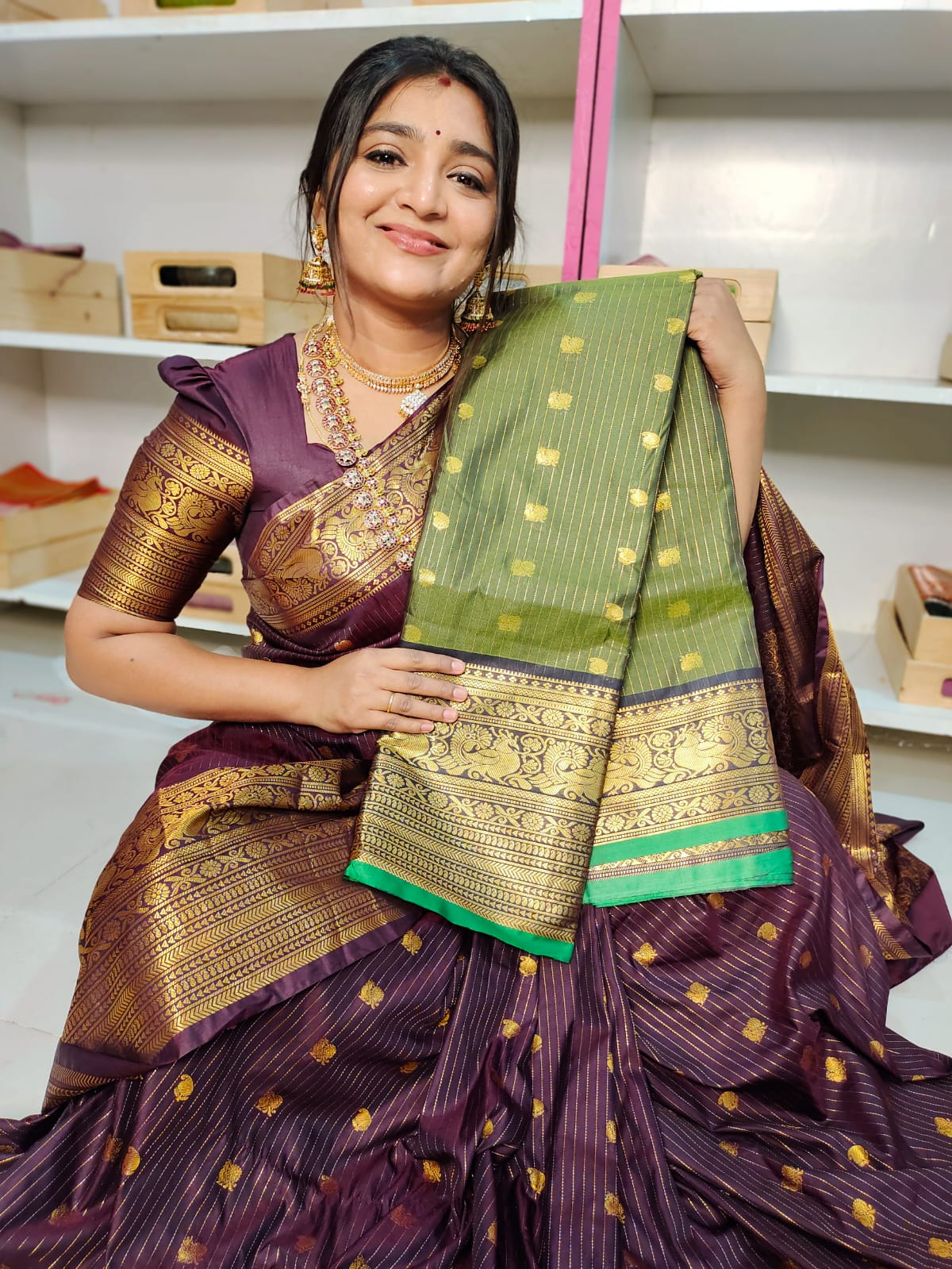 Vitange gadwal silk saree
